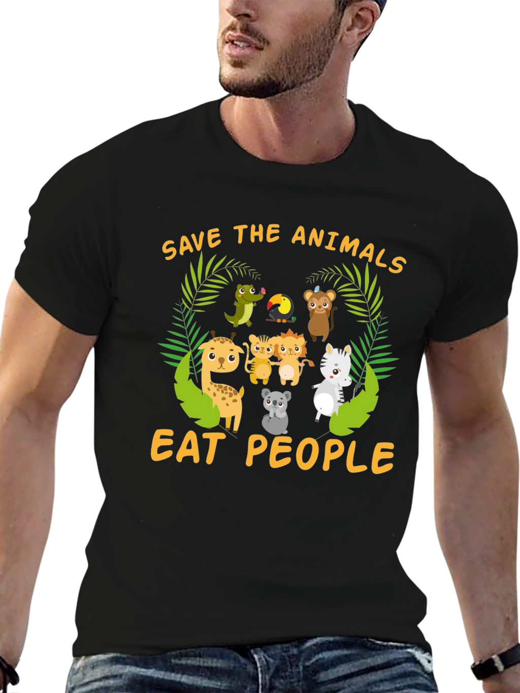 Save the Animals Eat People T-Shirt