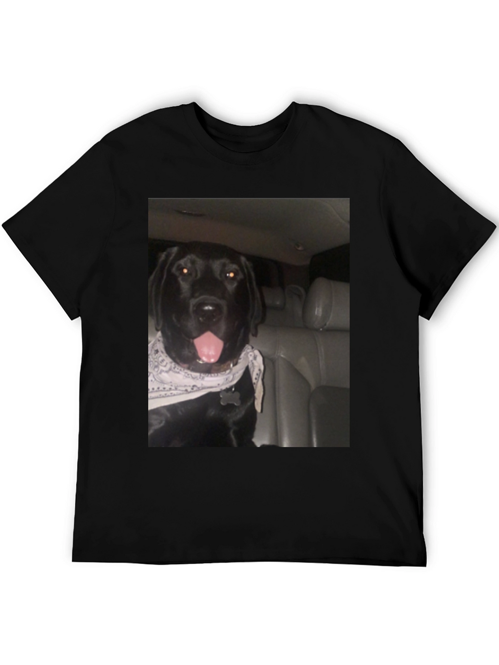 Dog Graphic Black T-Shirt