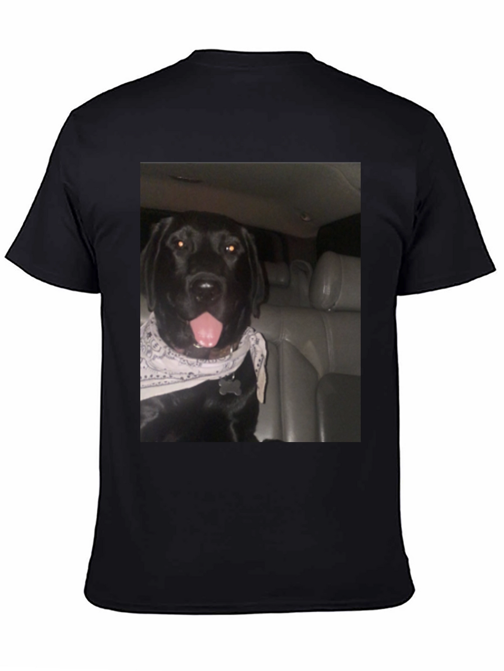 Dog Graphic Black T-Shirt