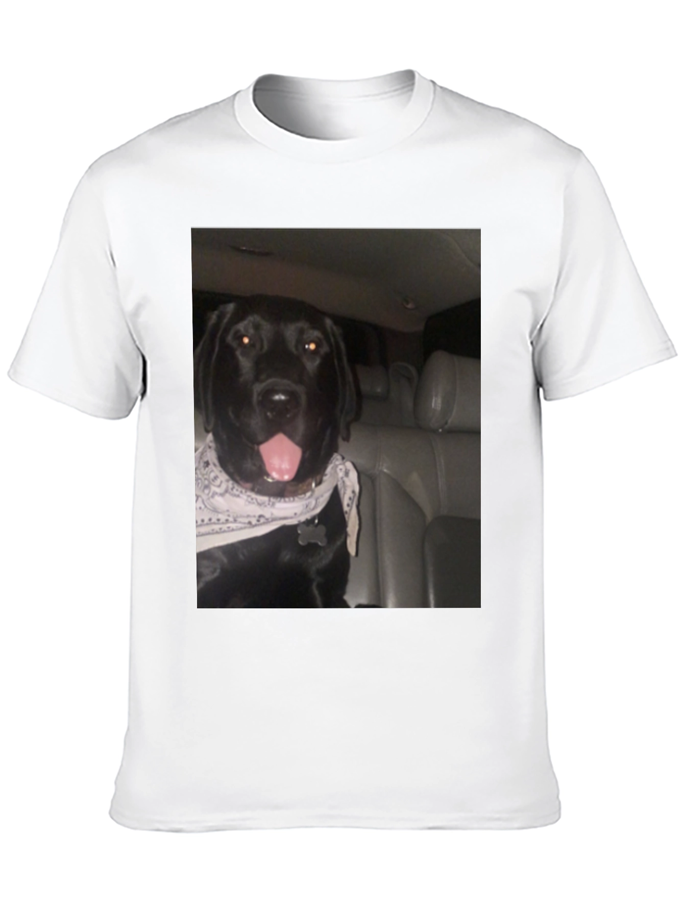 Dog Graphic Black T-Shirt