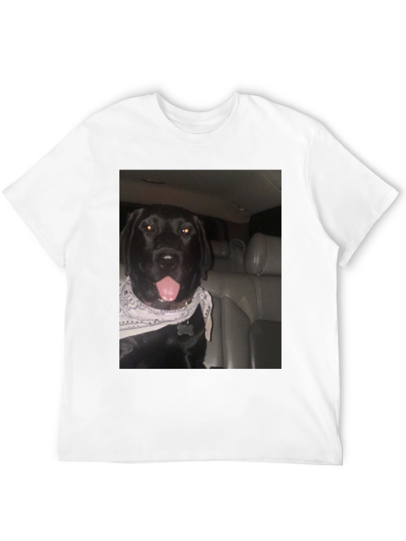Dog Graphic Black T-Shirt