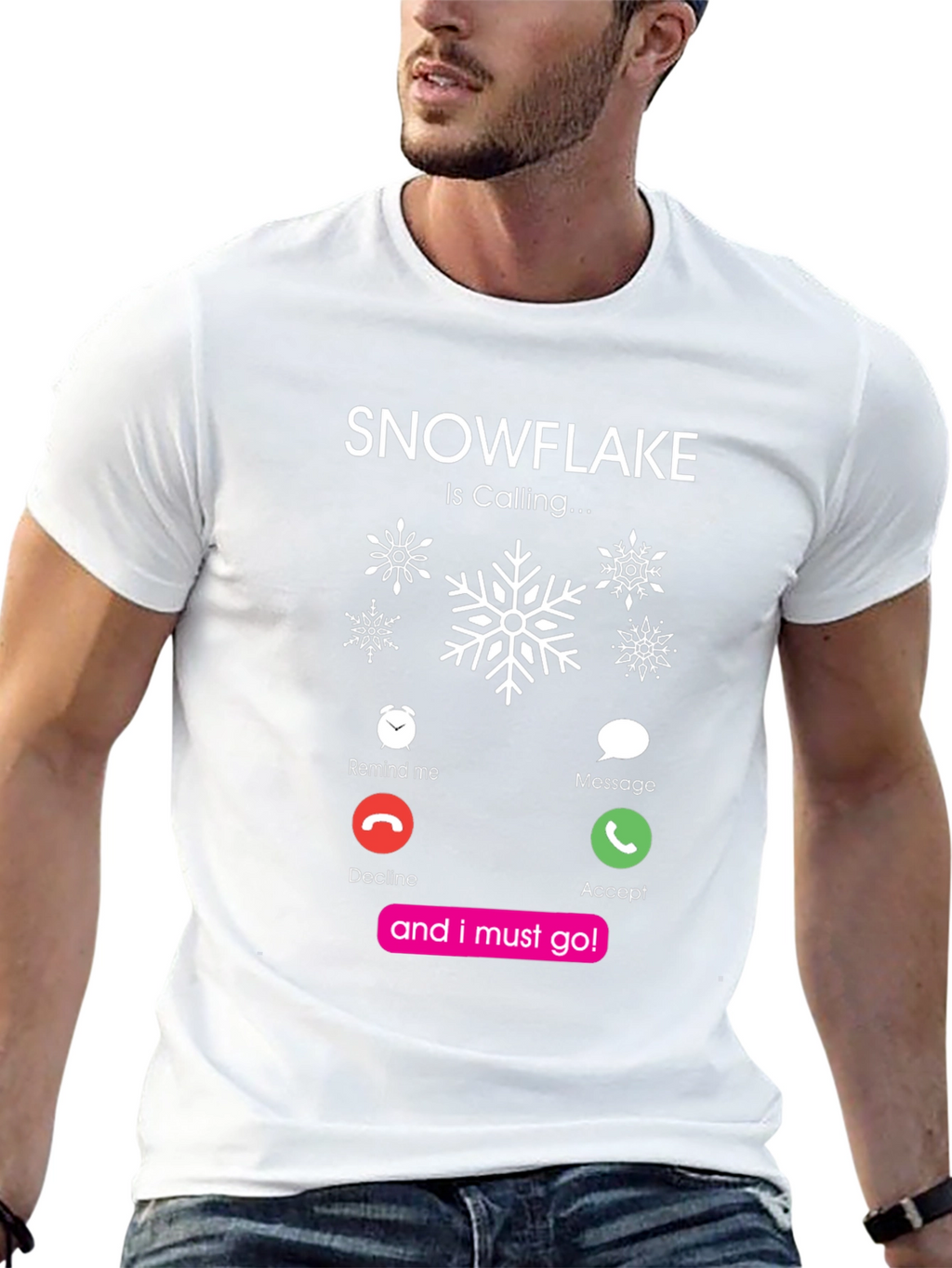 Snowflake Is Calling Black T-Shirt
