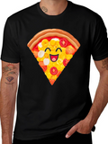 Pizza Slice Graphic T-Shirt - Unisex Casual Tee