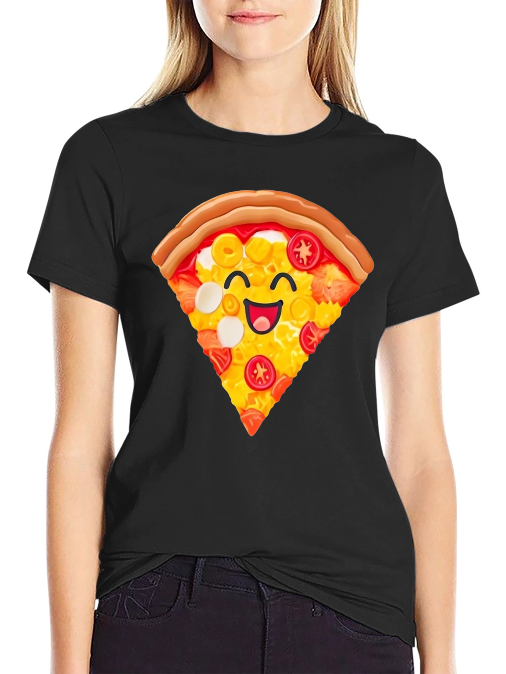 Pizza Slice Graphic T-Shirt - Unisex Casual Tee