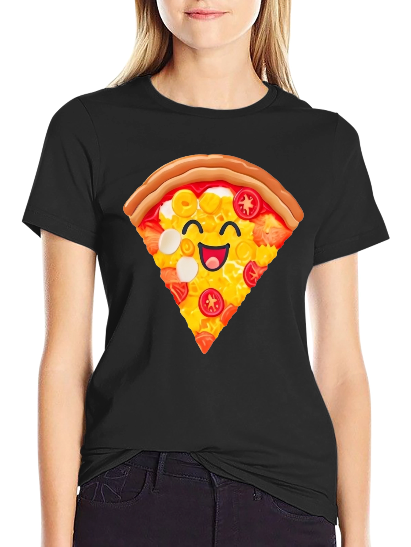 Pizza Slice Graphic T-Shirt - Unisex Casual Tee