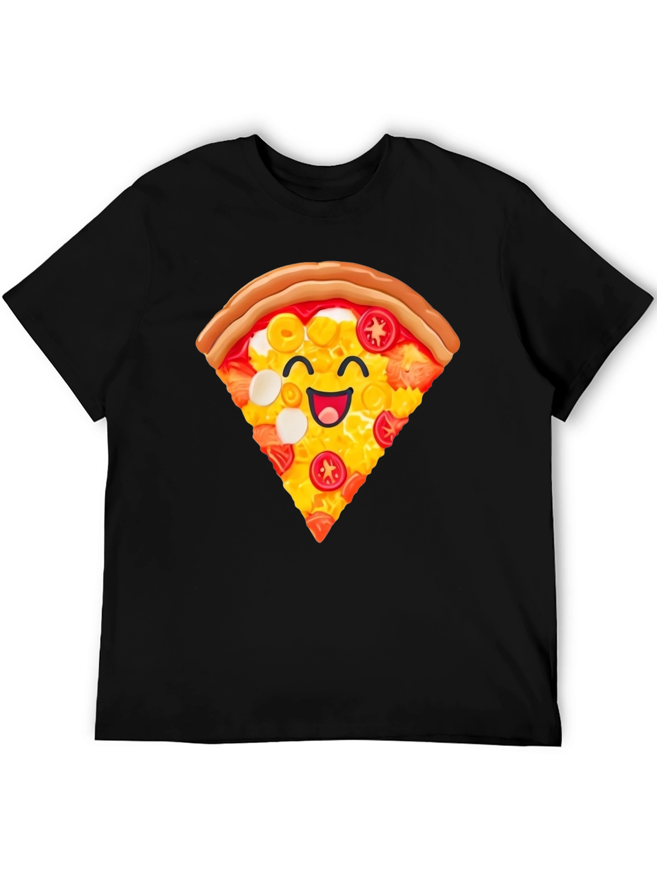 Pizza Slice Graphic T-Shirt - Unisex Casual Tee
