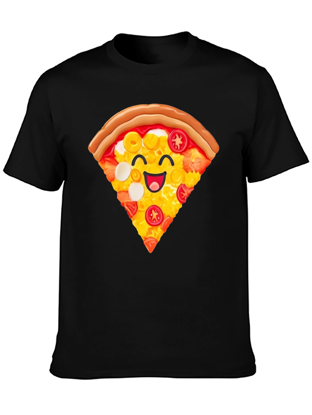 Pizza Slice Graphic T-Shirt - Unisex Casual Tee