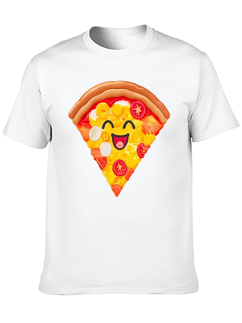 Pizza Slice Graphic T-Shirt - Unisex Casual Tee