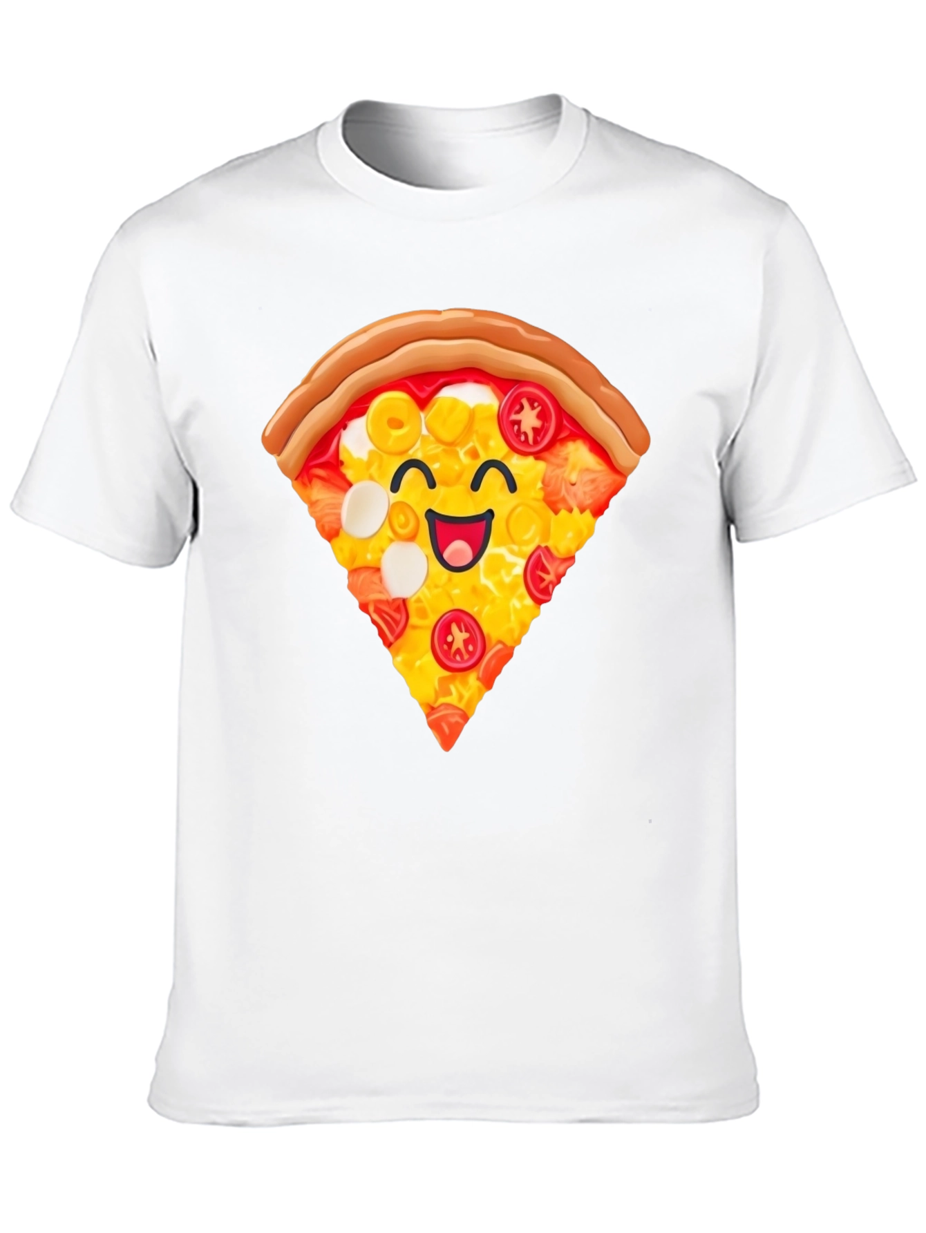 Pizza Slice Graphic T-Shirt - Unisex Casual Tee