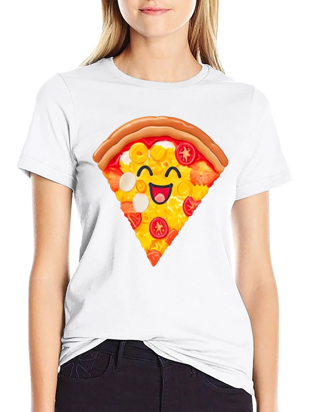 Pizza Slice Graphic T-Shirt - Unisex Casual Tee