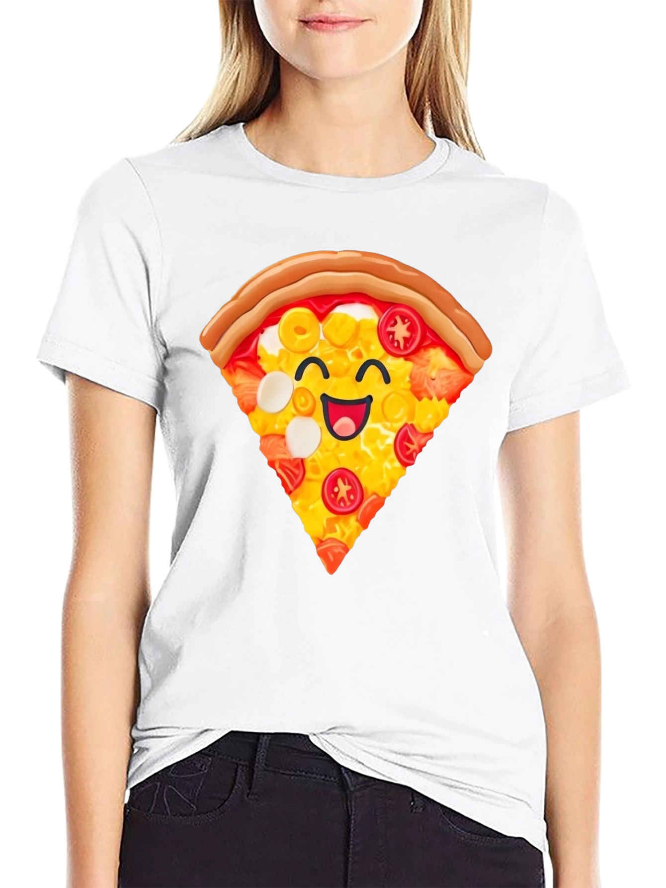 Pizza Slice Graphic T-Shirt - Unisex Casual Tee