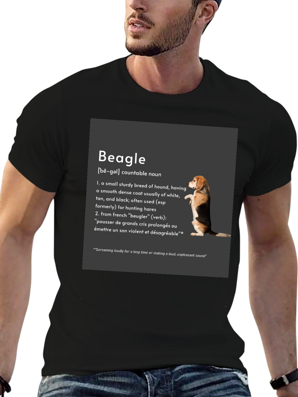 Beagle Definition T-Shirt: Hound Breed Tee