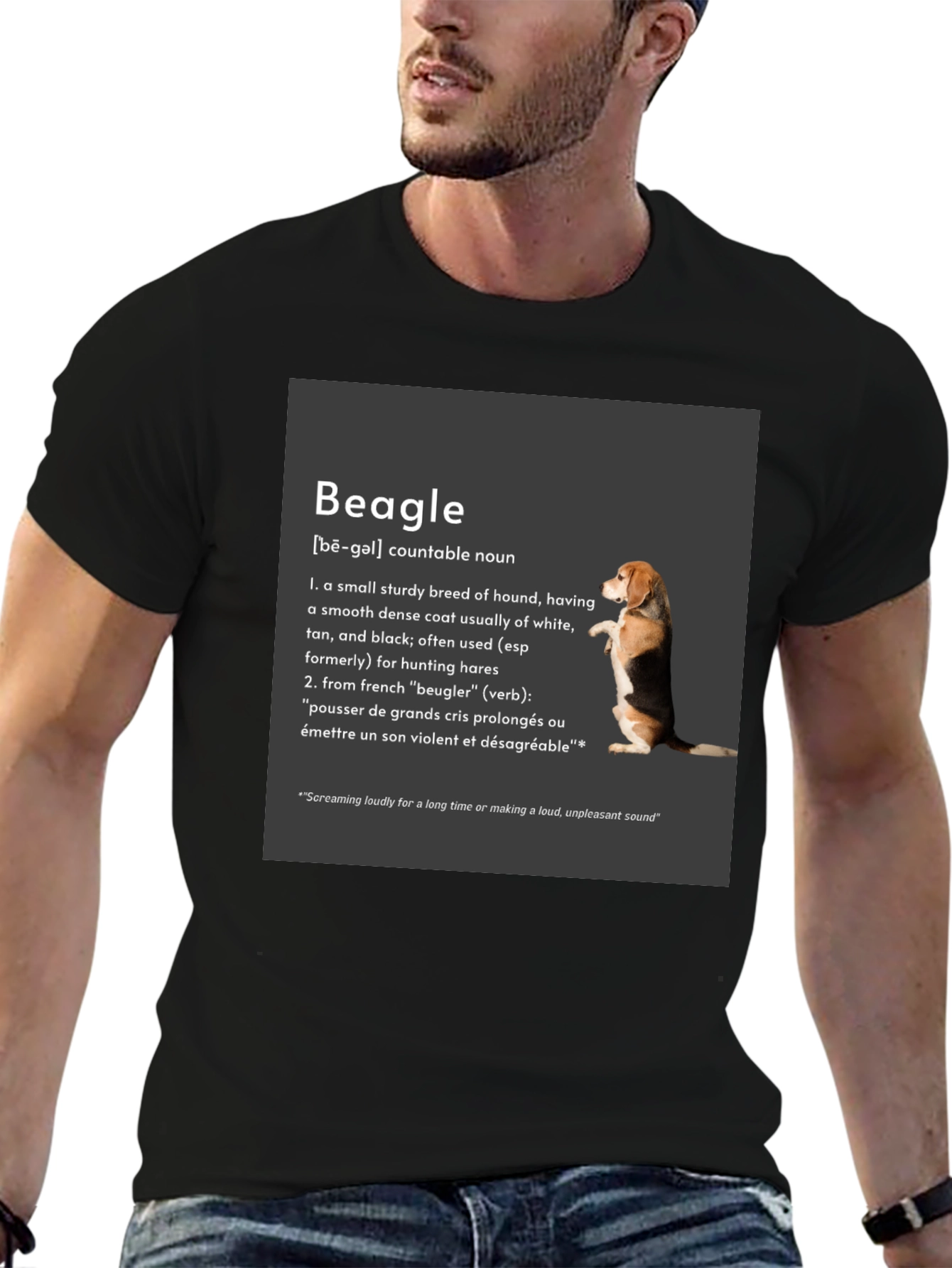 Beagle Definition T-Shirt: Hound Breed Tee