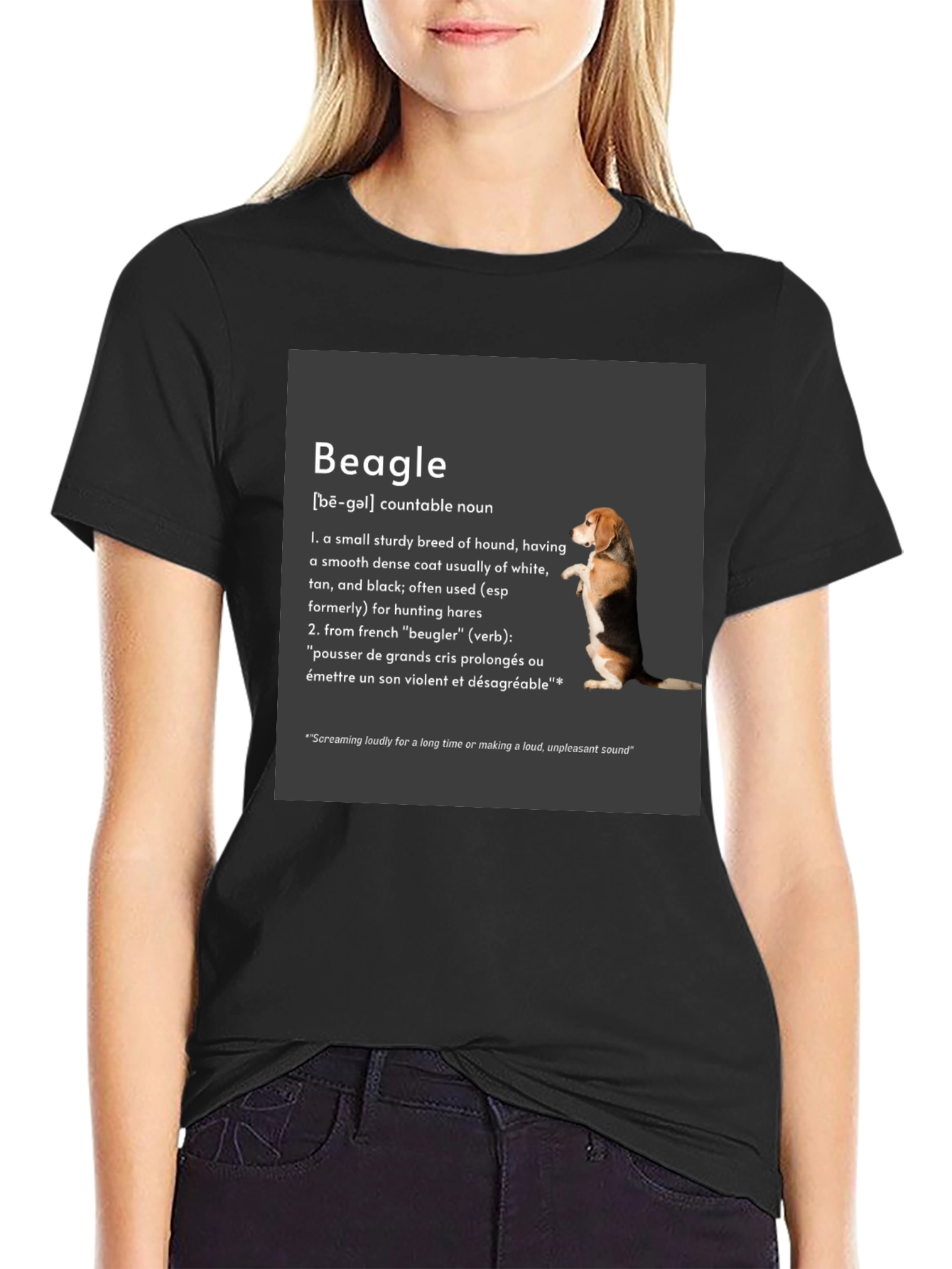Beagle Definition T-Shirt: Hound Breed Tee