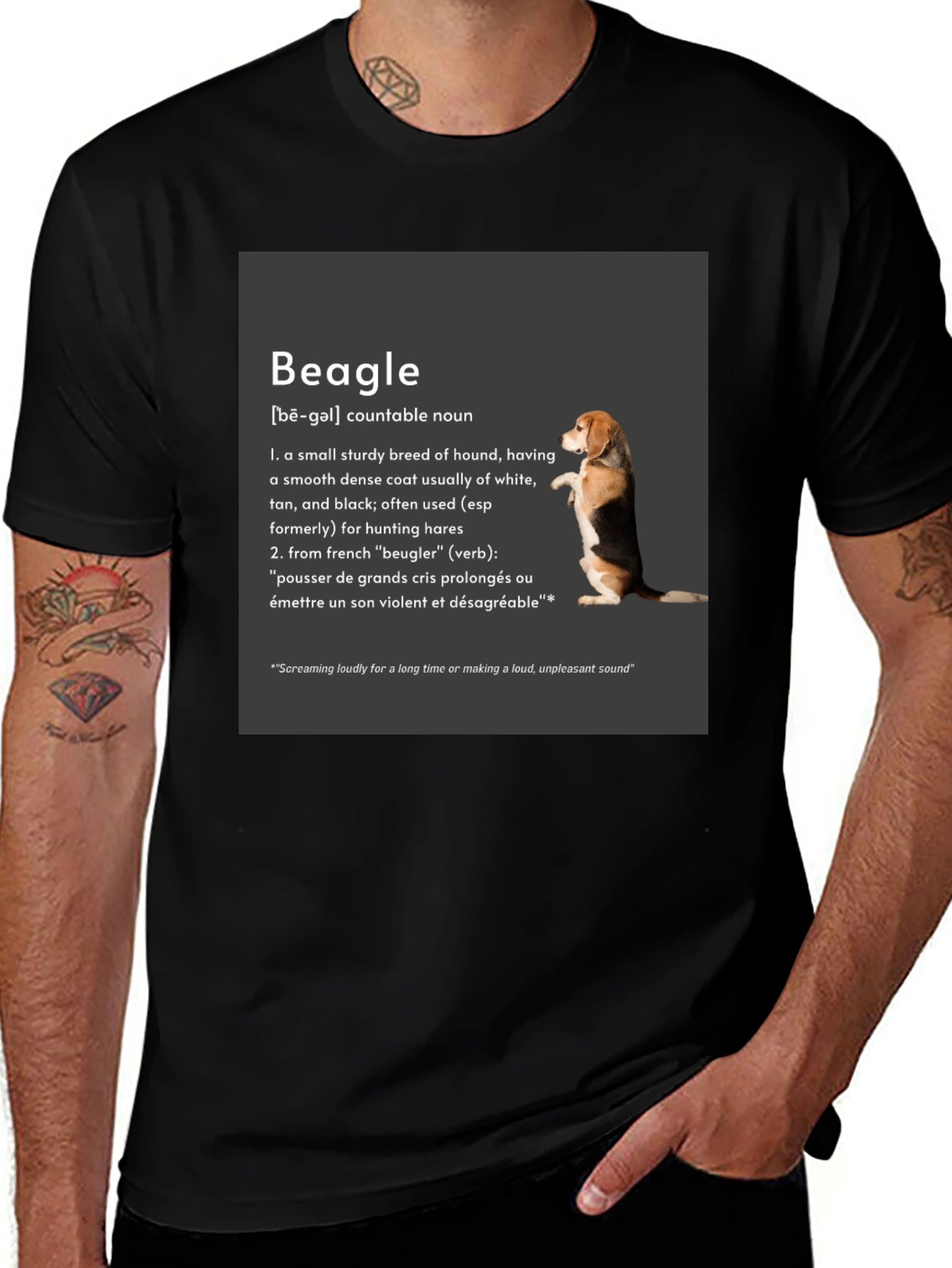 Beagle Definition T-Shirt: Hound Breed Tee