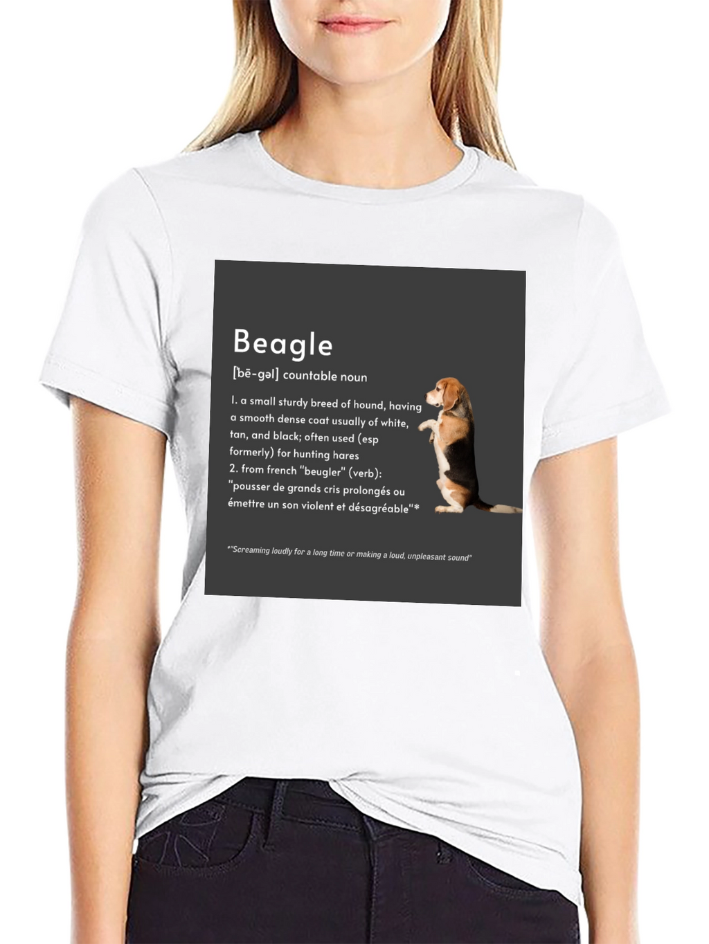 Beagle Definition T-Shirt: Hound Breed Tee