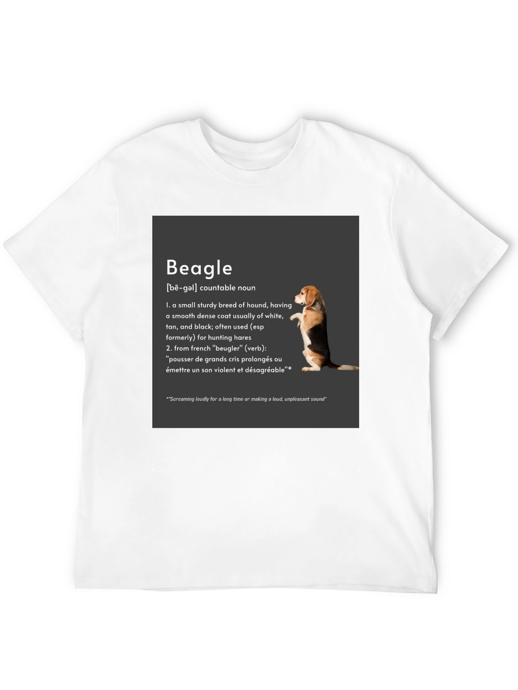 Beagle Definition T-Shirt: Hound Breed Tee