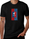 4th of July Patriotic Graphic T-Shirt