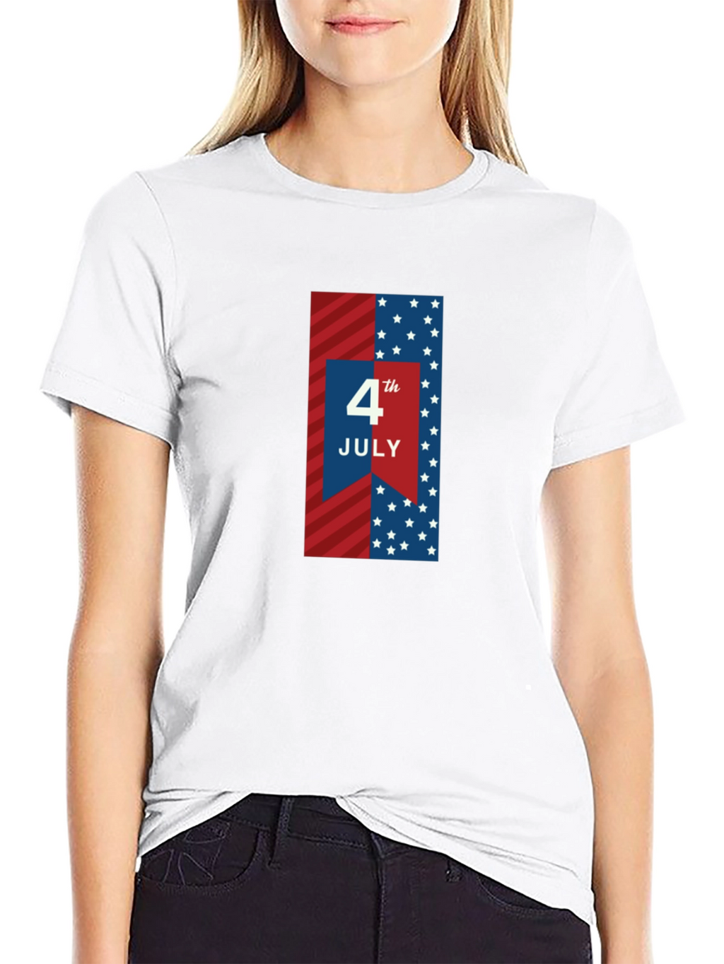 4th of July Patriotic Graphic T-Shirt