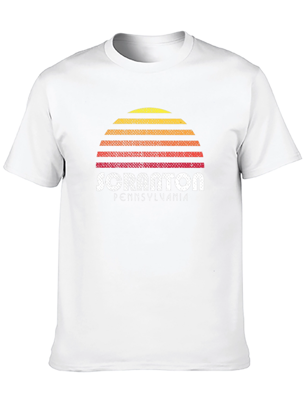 Scranton Pennsylvania Sunset Graphic Tee - Black
