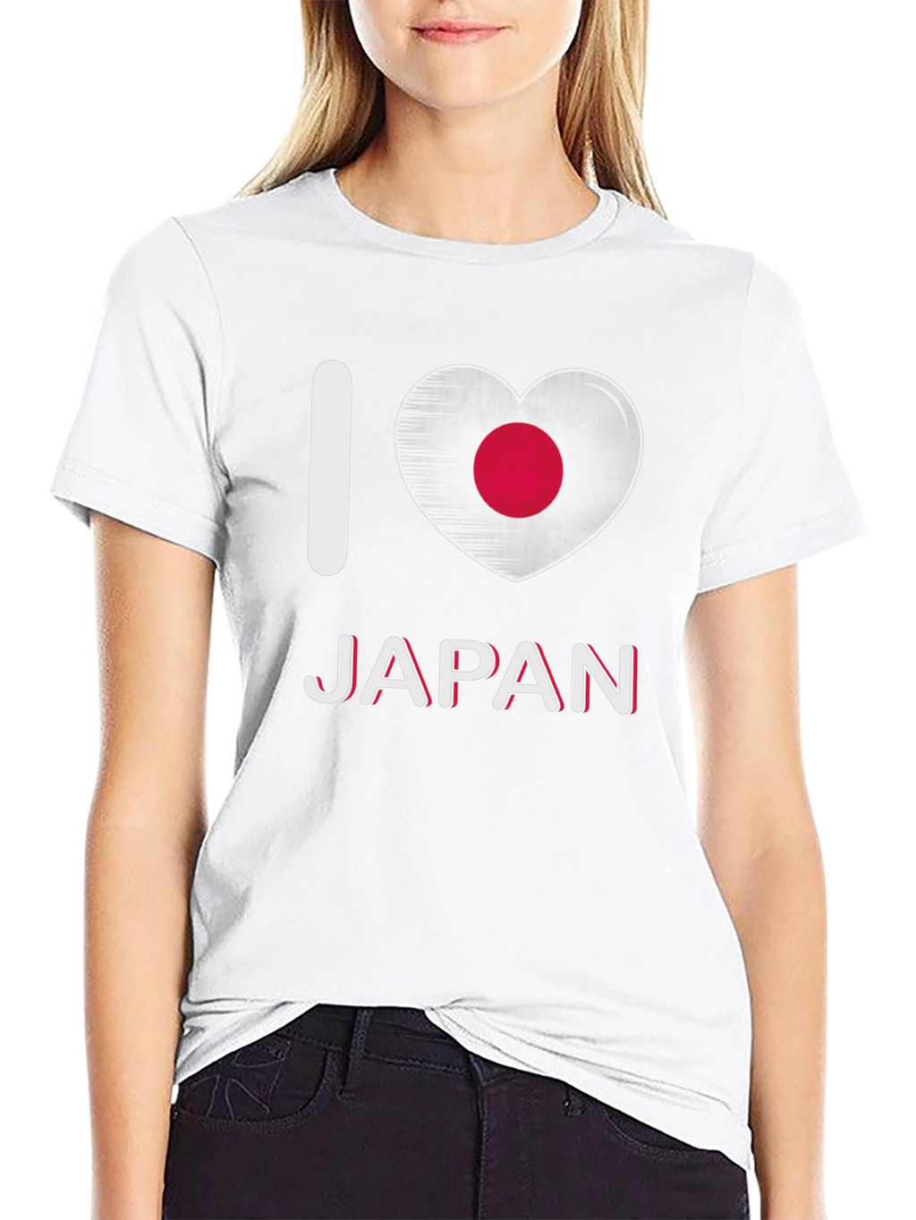 I Love Japan T-Shirt - Black Graphic Tee