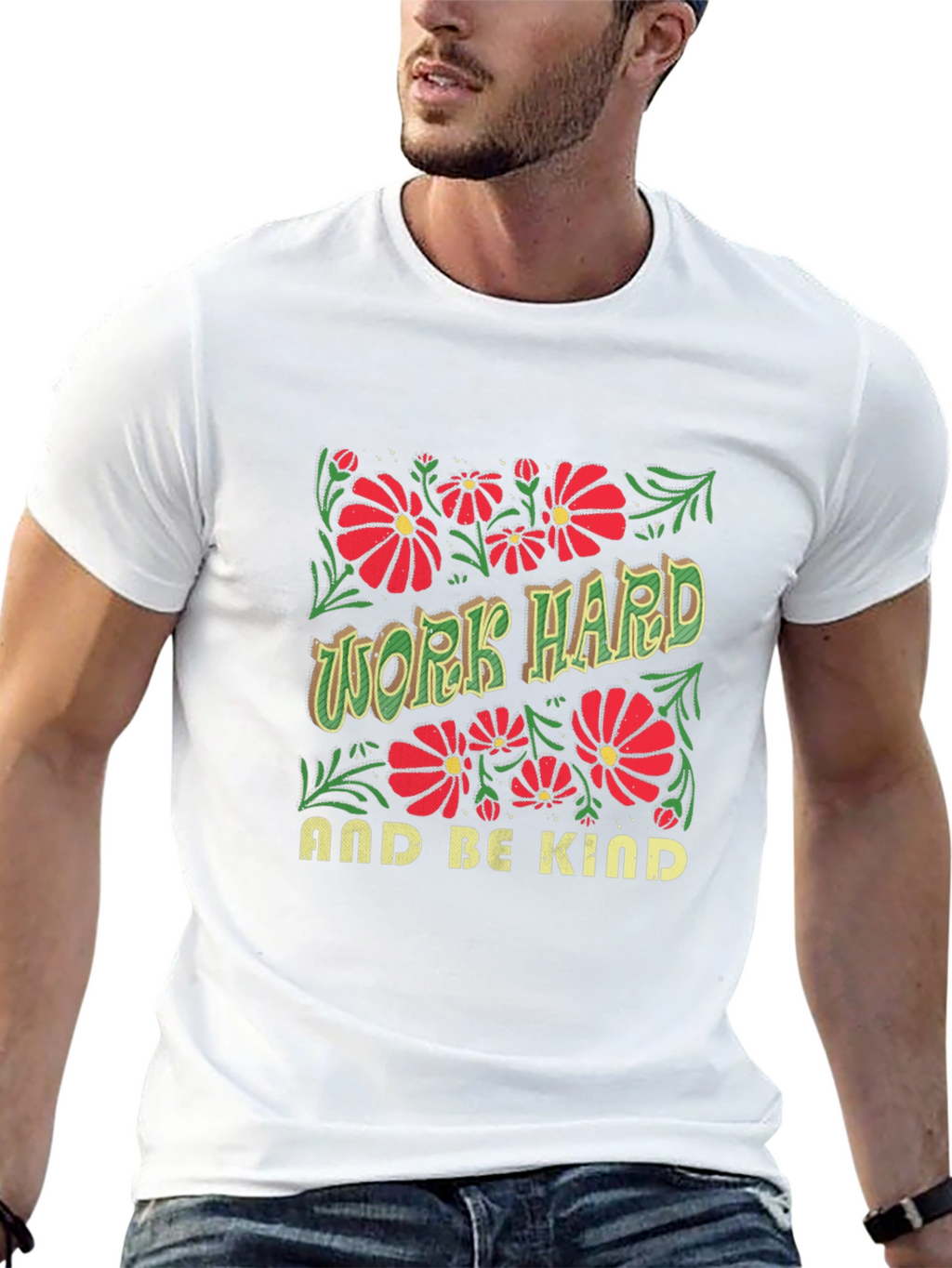 Work Hard Be Kind Graphic Tee