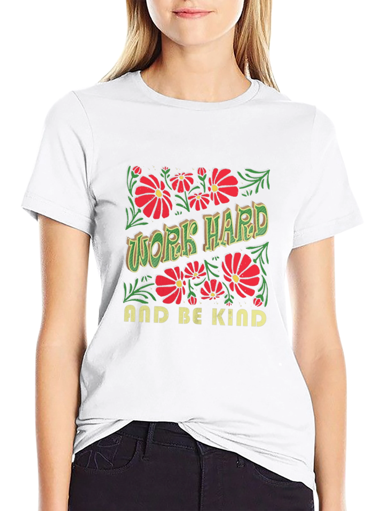 Work Hard Be Kind Graphic Tee