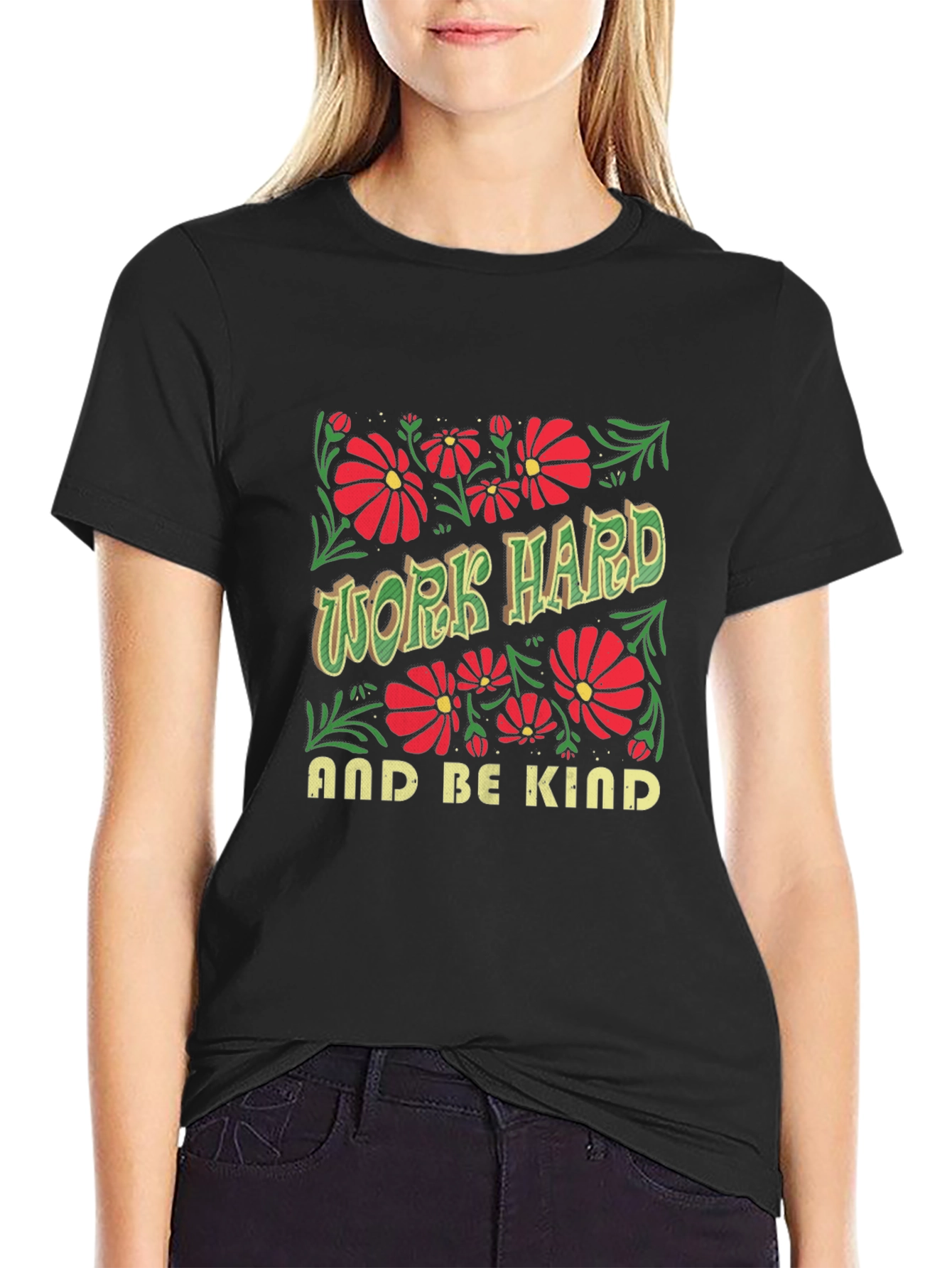 Work Hard Be Kind Graphic Tee