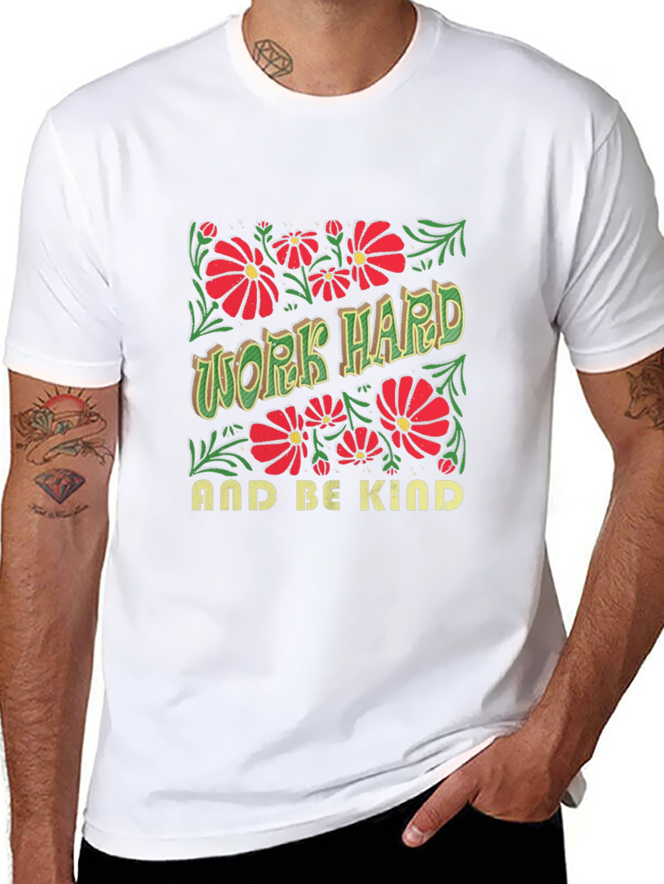Work Hard Be Kind Graphic Tee