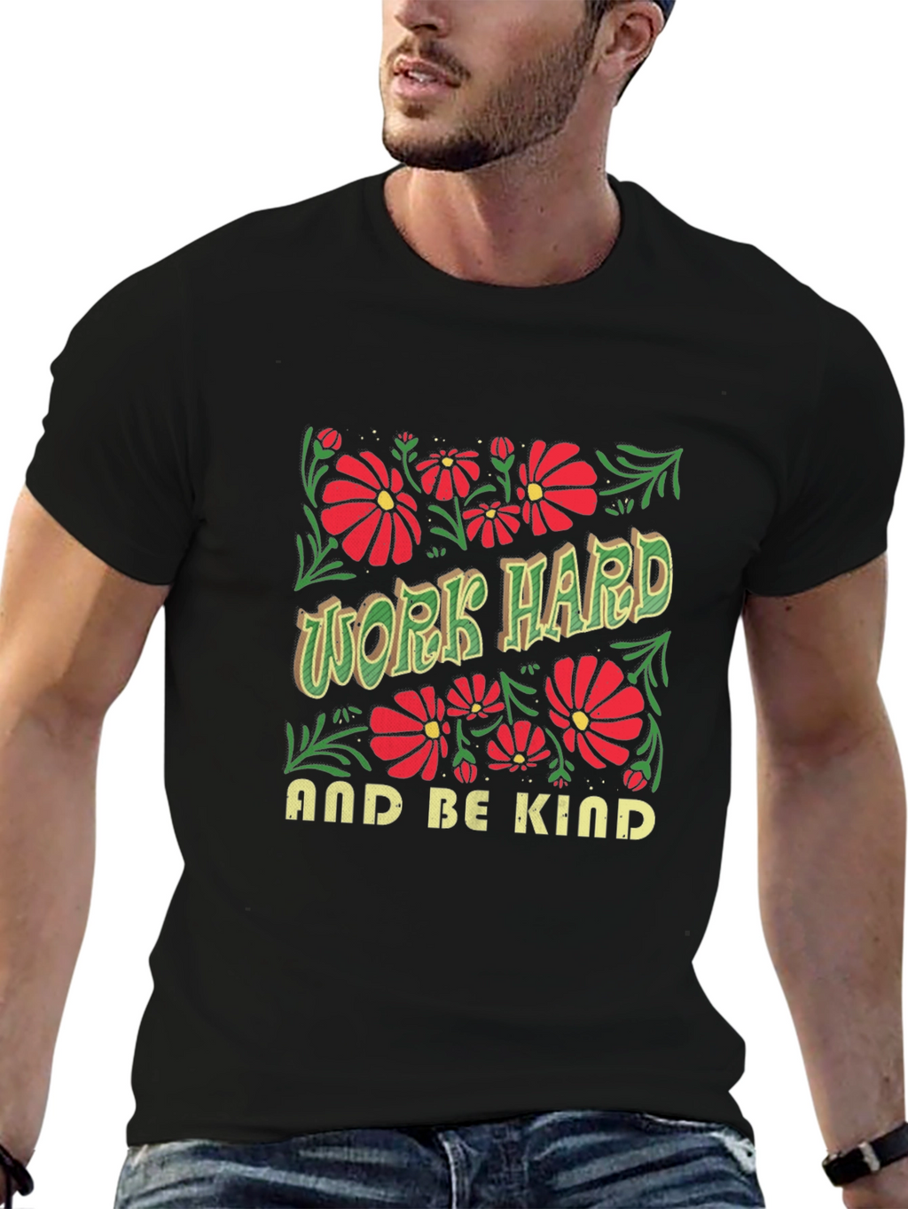 Work Hard Be Kind Graphic Tee