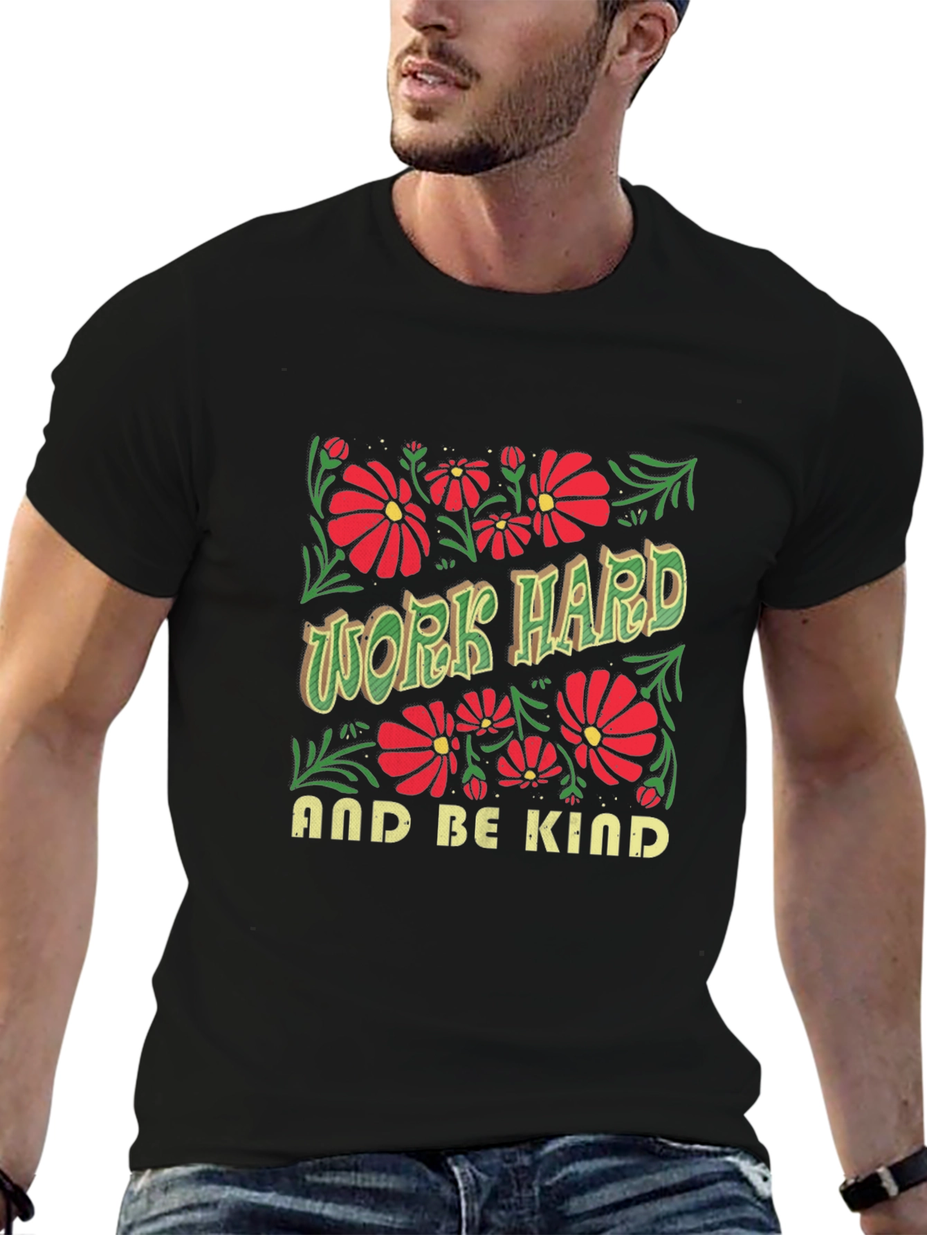 Work Hard Be Kind Graphic Tee