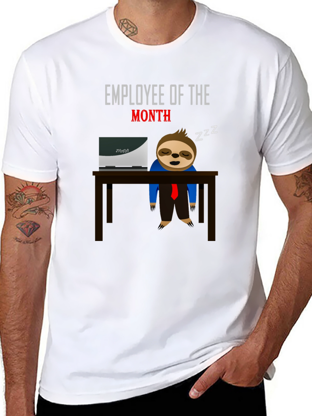 Employee of the Month Sloth T-Shirt