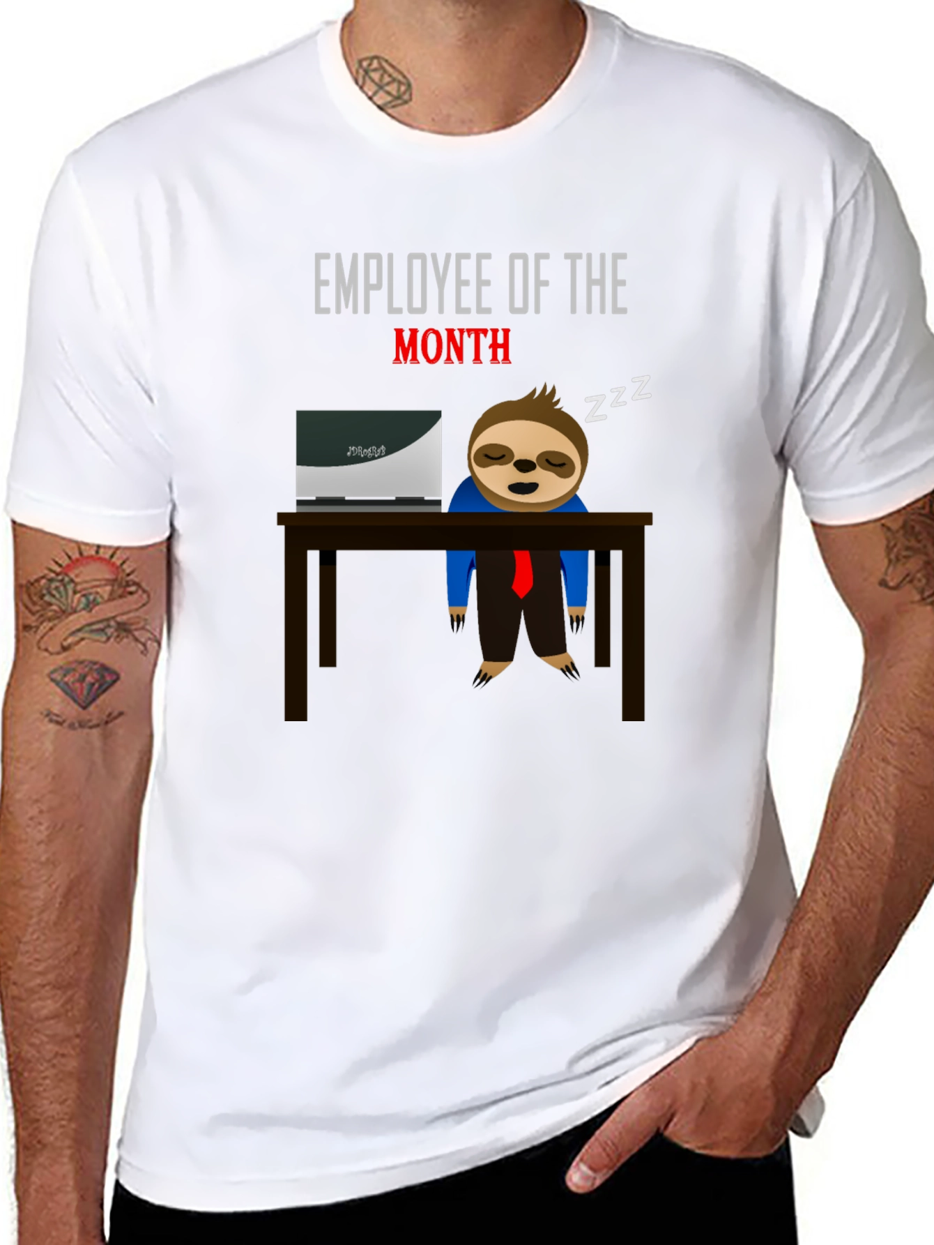 Employee of the Month Sloth T-Shirt