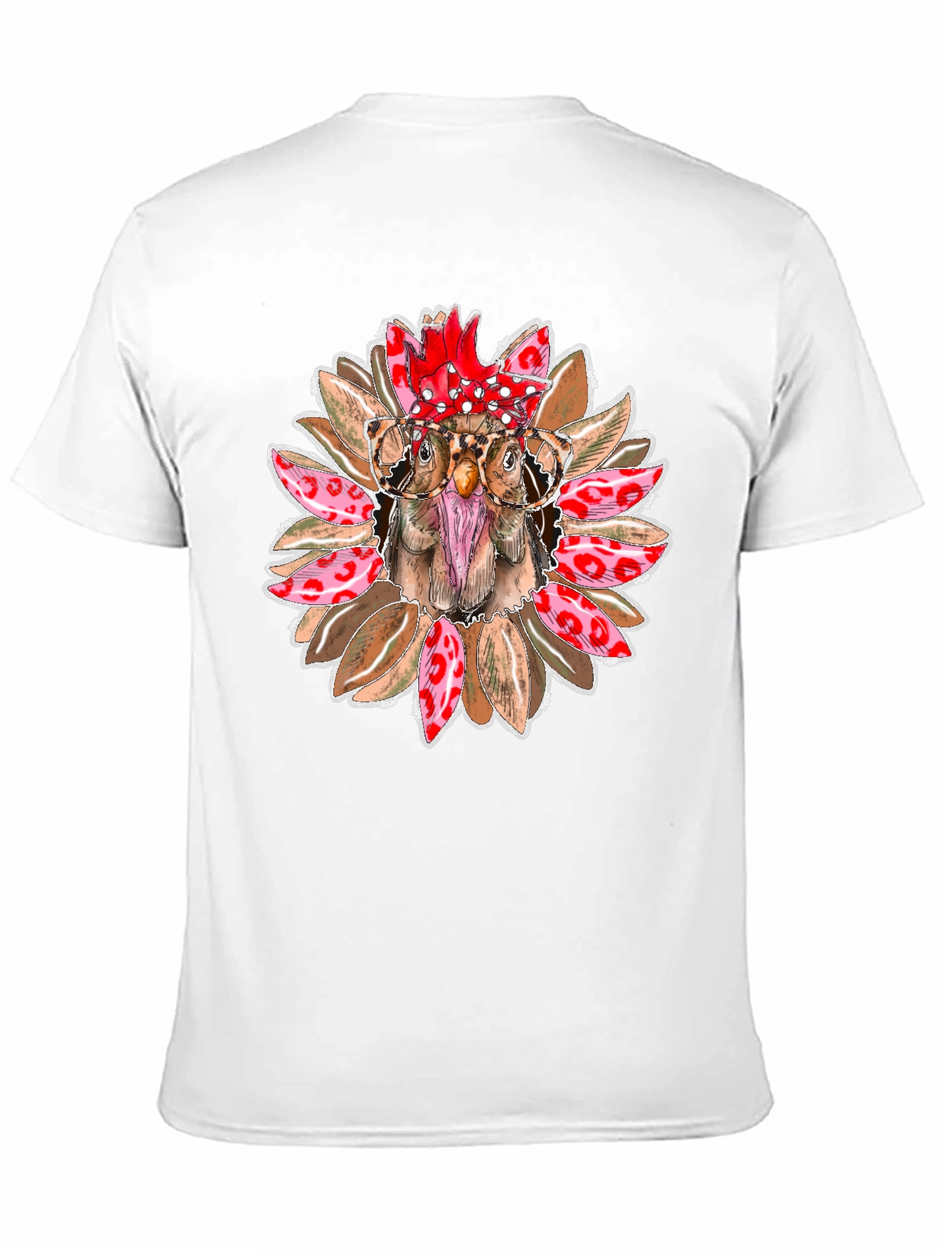 Funny Chicken with Glasses T-Shirt