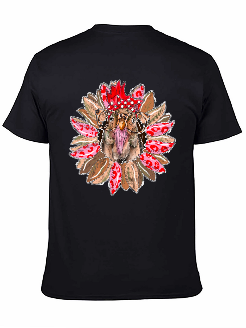 Funny Chicken with Glasses T-Shirt