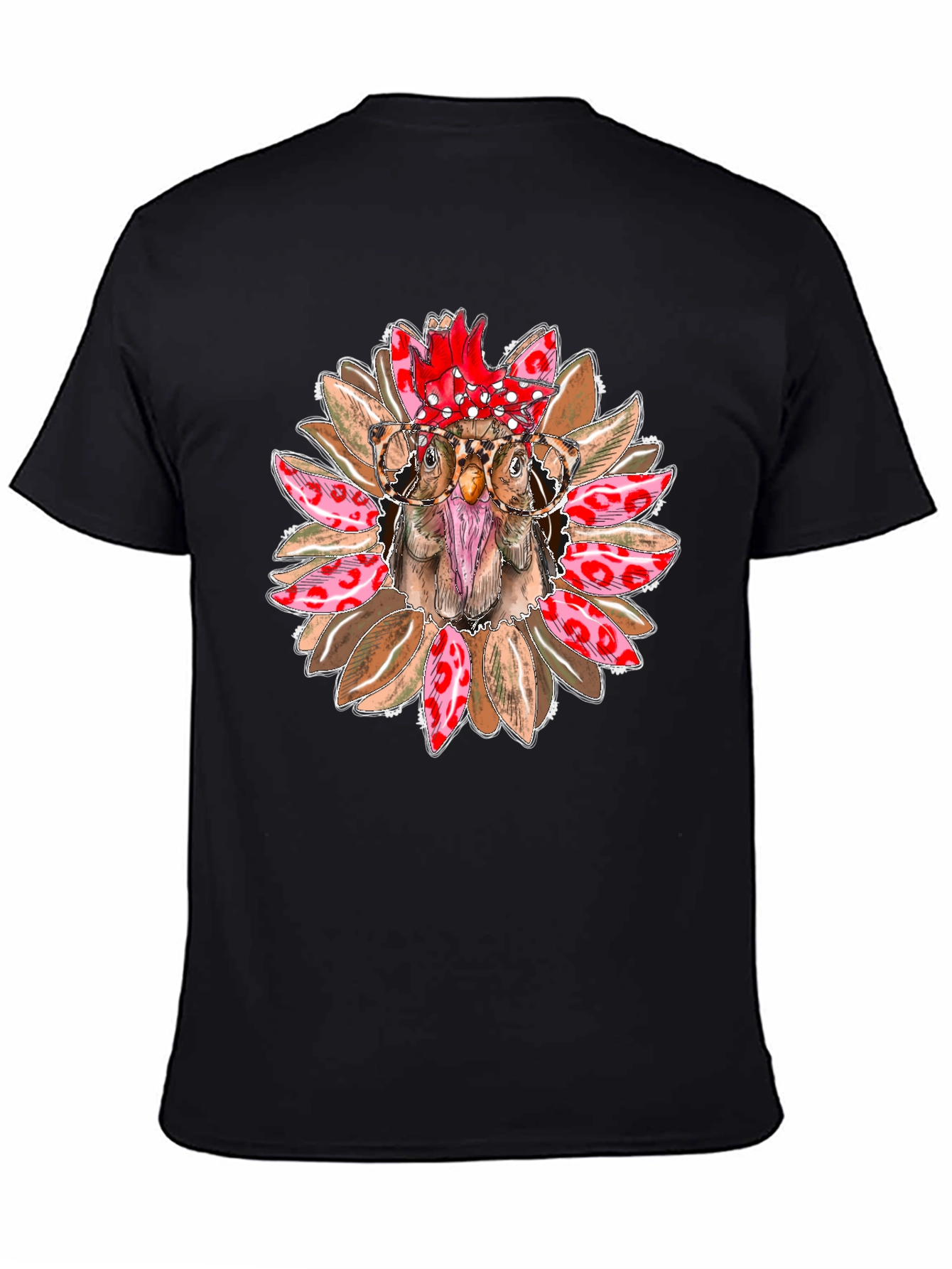 Funny Chicken with Glasses T-Shirt
