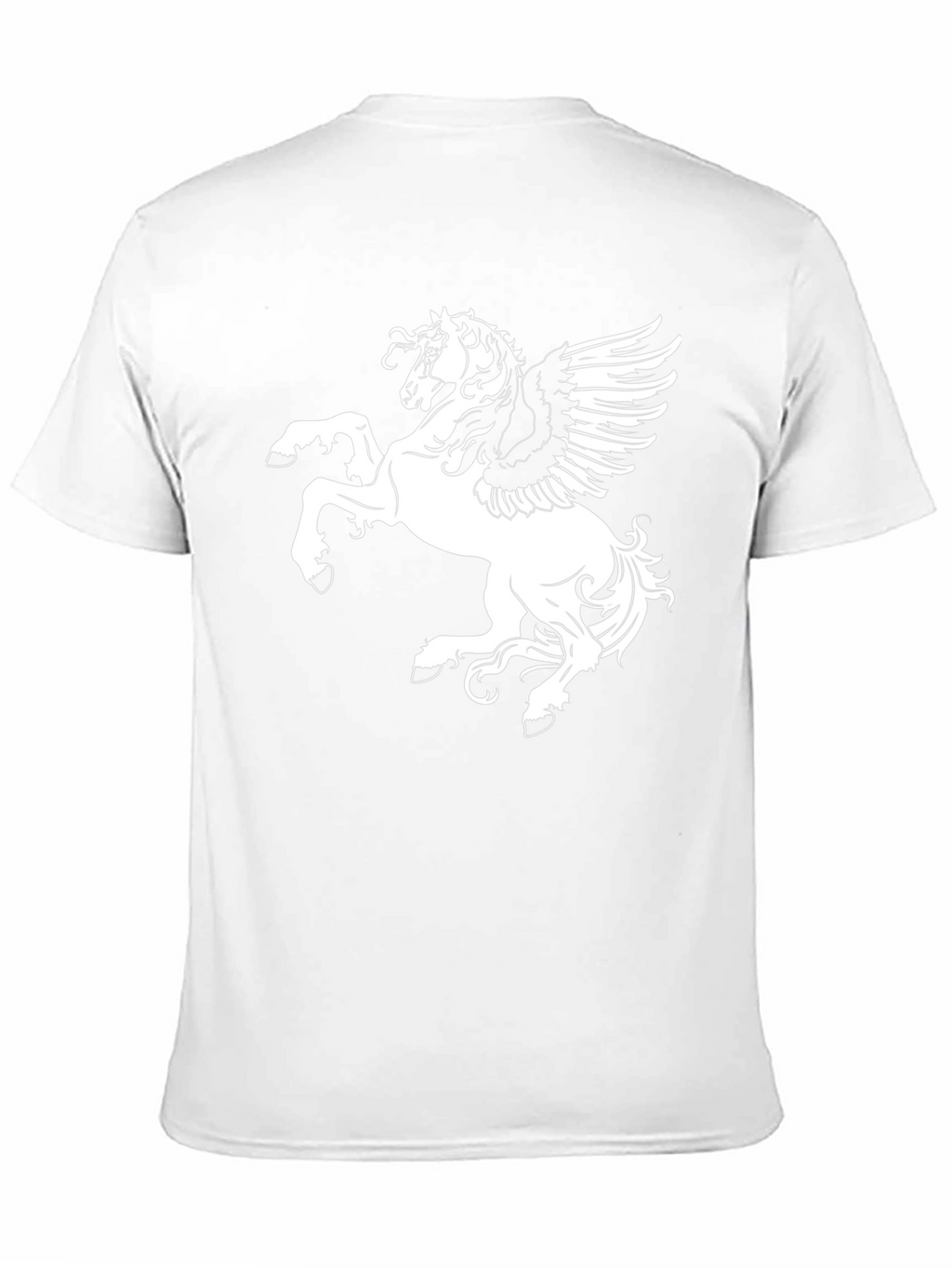 Pegasus Graphic Tee - Black Cotton
