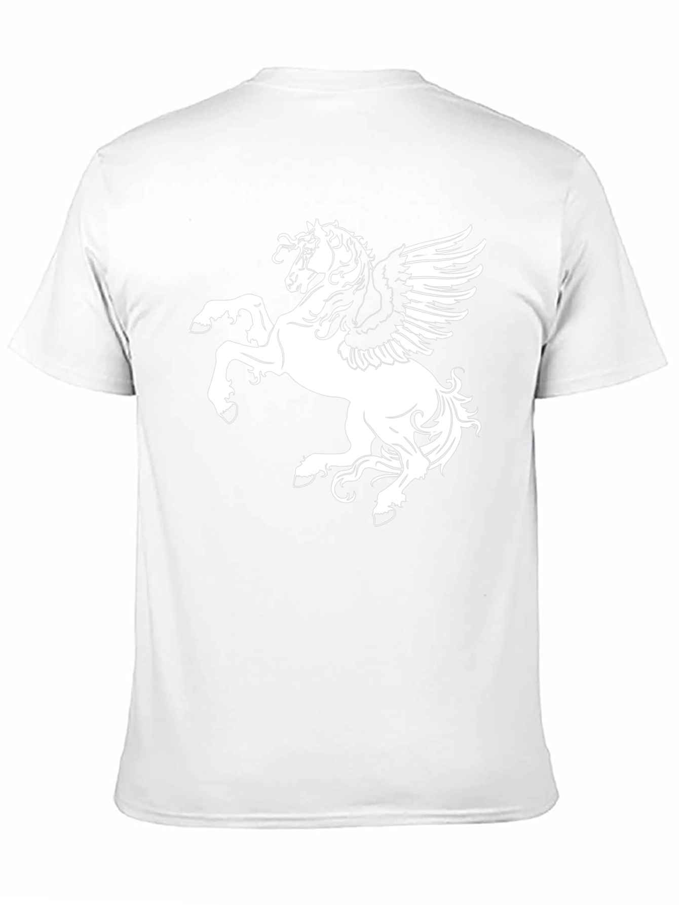 Pegasus Graphic Tee - Black Cotton