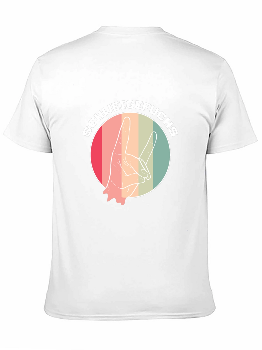 Schweigefuchs Graphic Tee - Retro Style