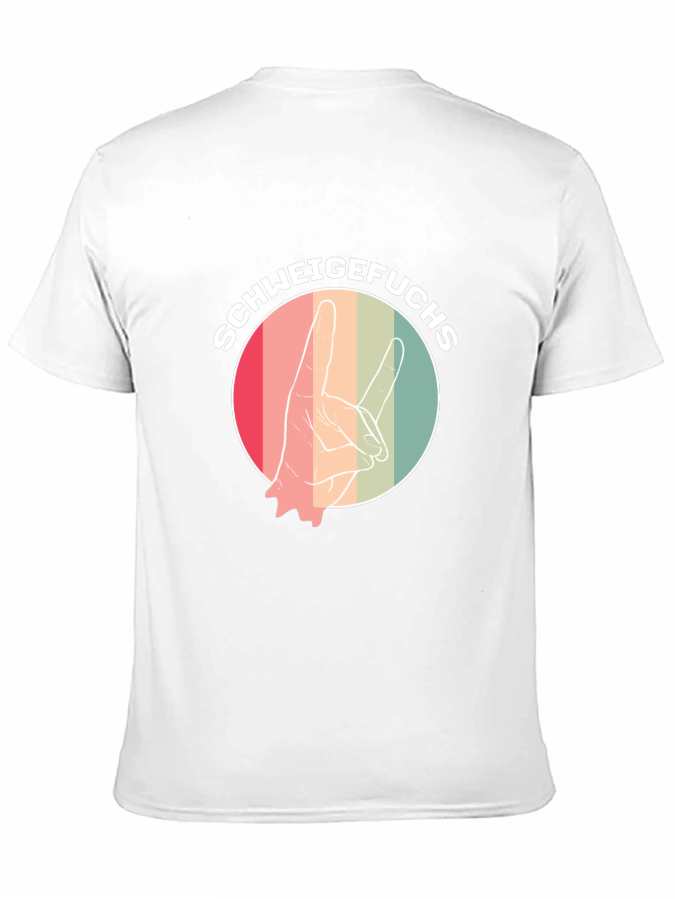 Schweigefuchs Graphic Tee - Retro Style