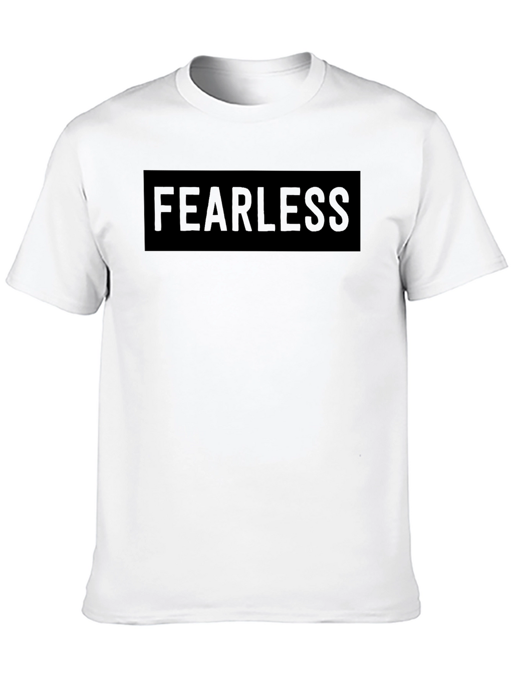 Fearless Black Crewneck T-Shirt