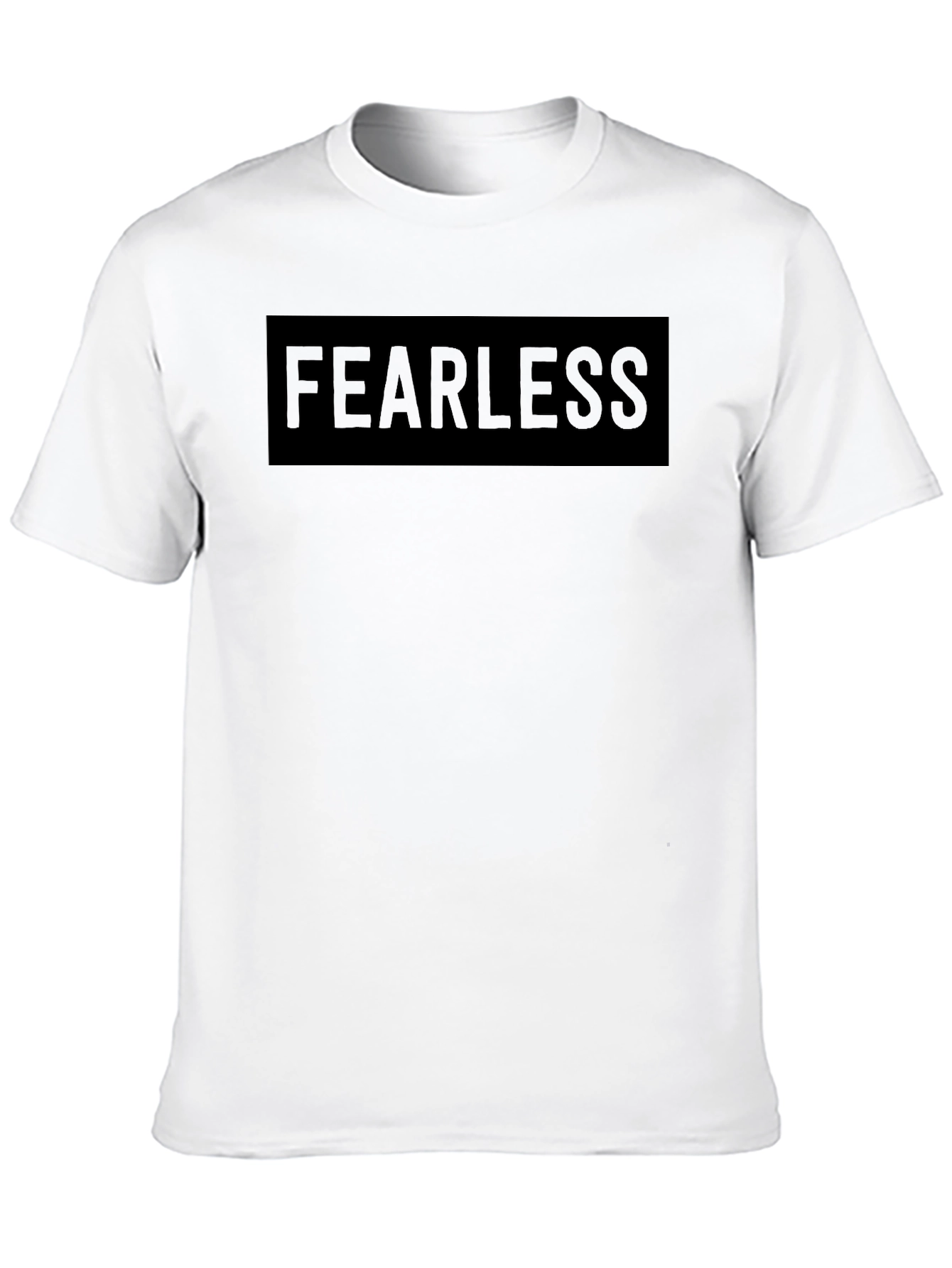 Fearless Black Crewneck T-Shirt
