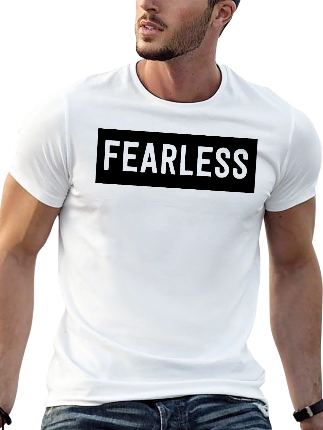 Fearless Black Crewneck T-Shirt