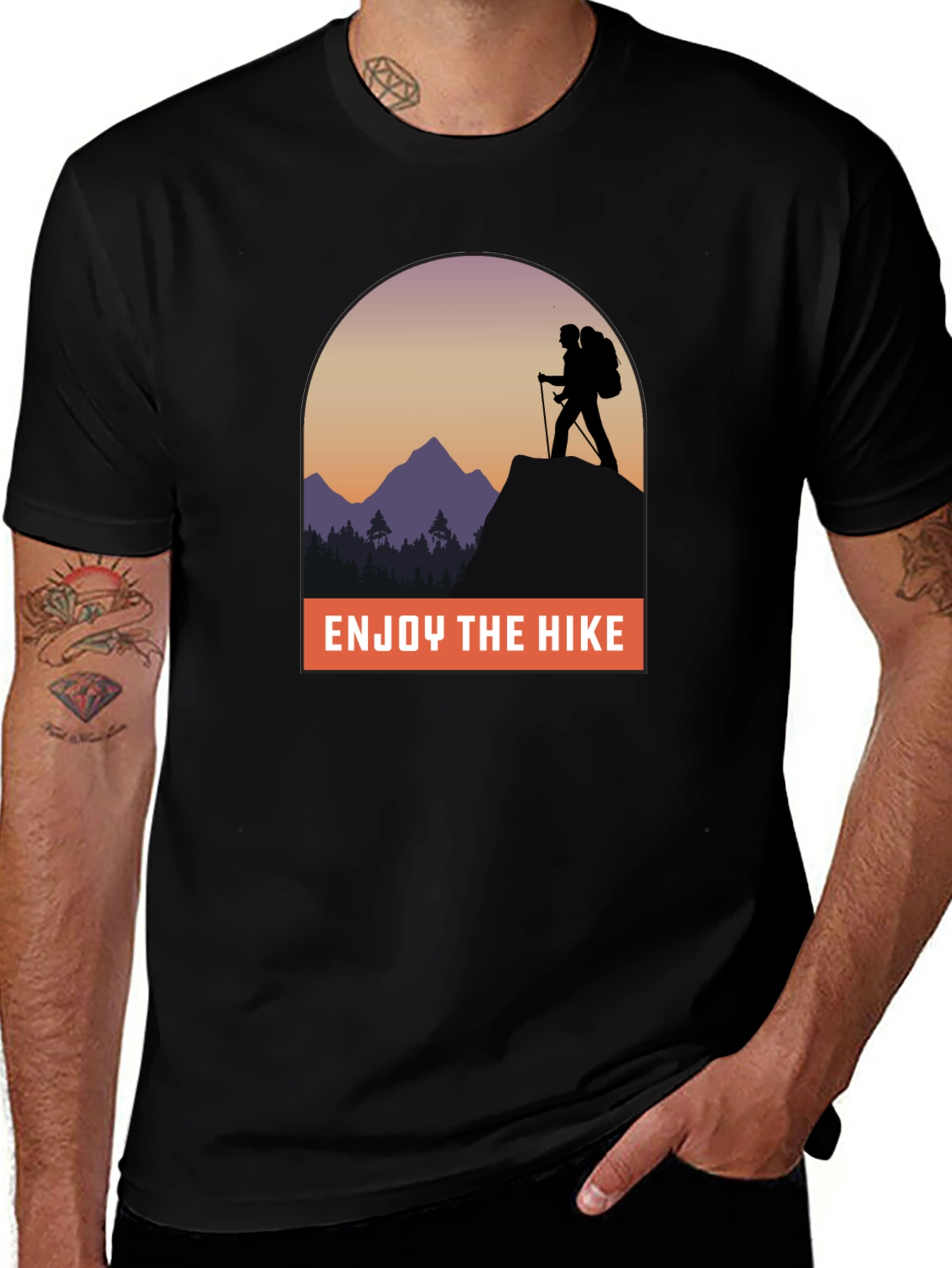 Enjoy the Hike Graphic Tee - Adventure Awaits!