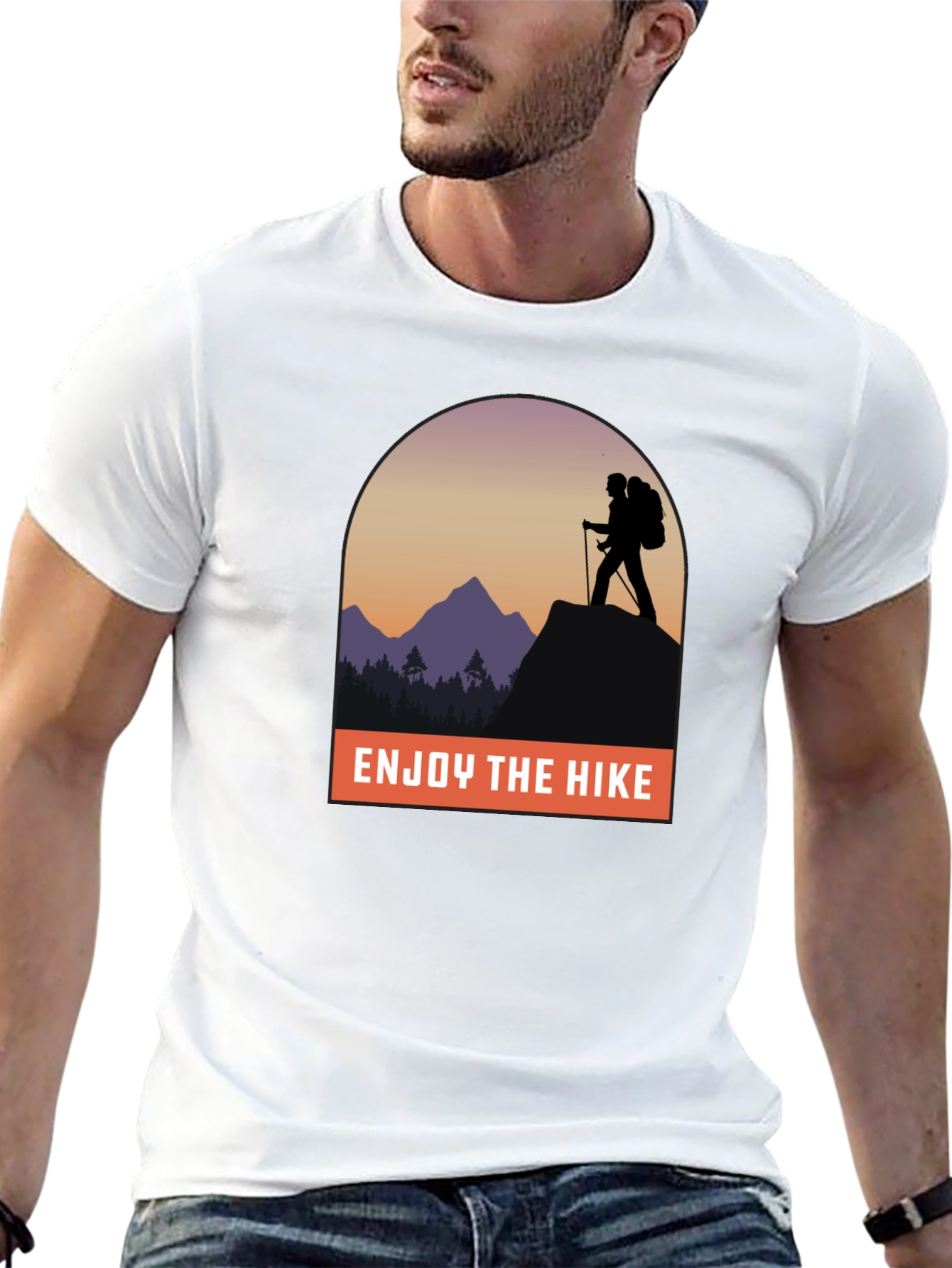 Enjoy the Hike Graphic Tee - Adventure Awaits!