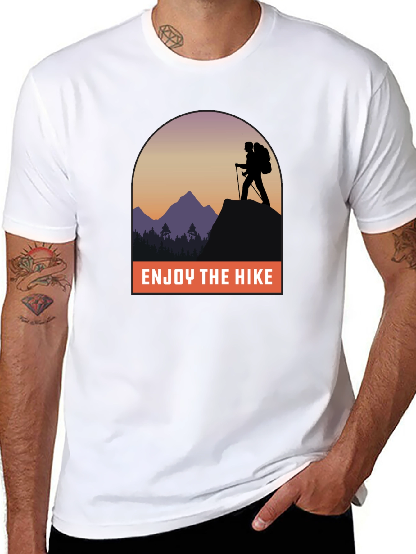 Enjoy the Hike Graphic Tee - Adventure Awaits!