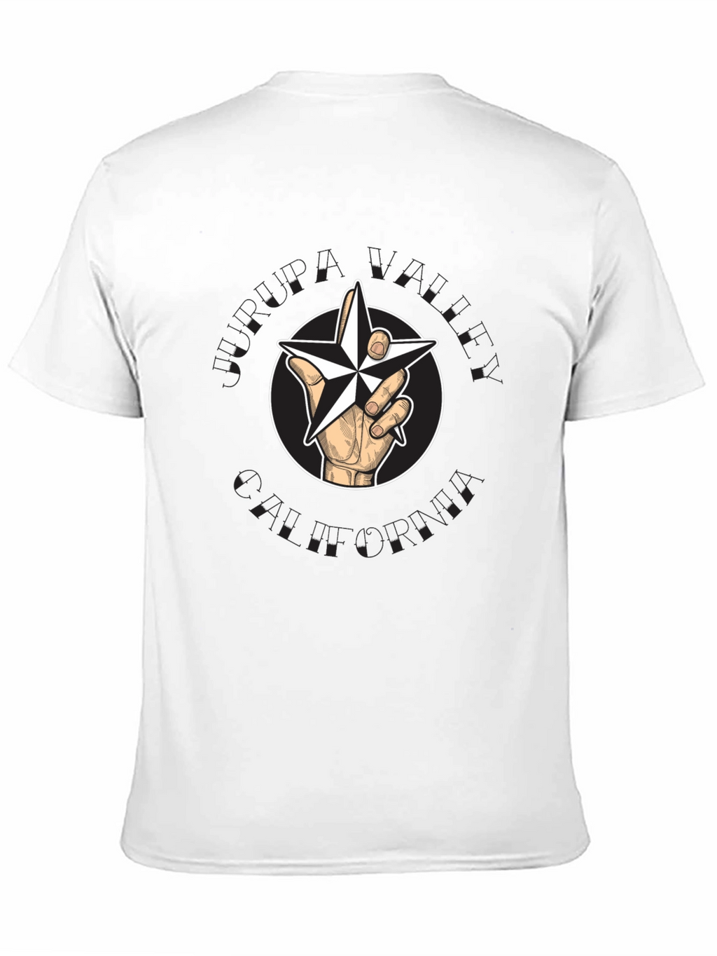 Star Hand Graphic Black T-Shirt