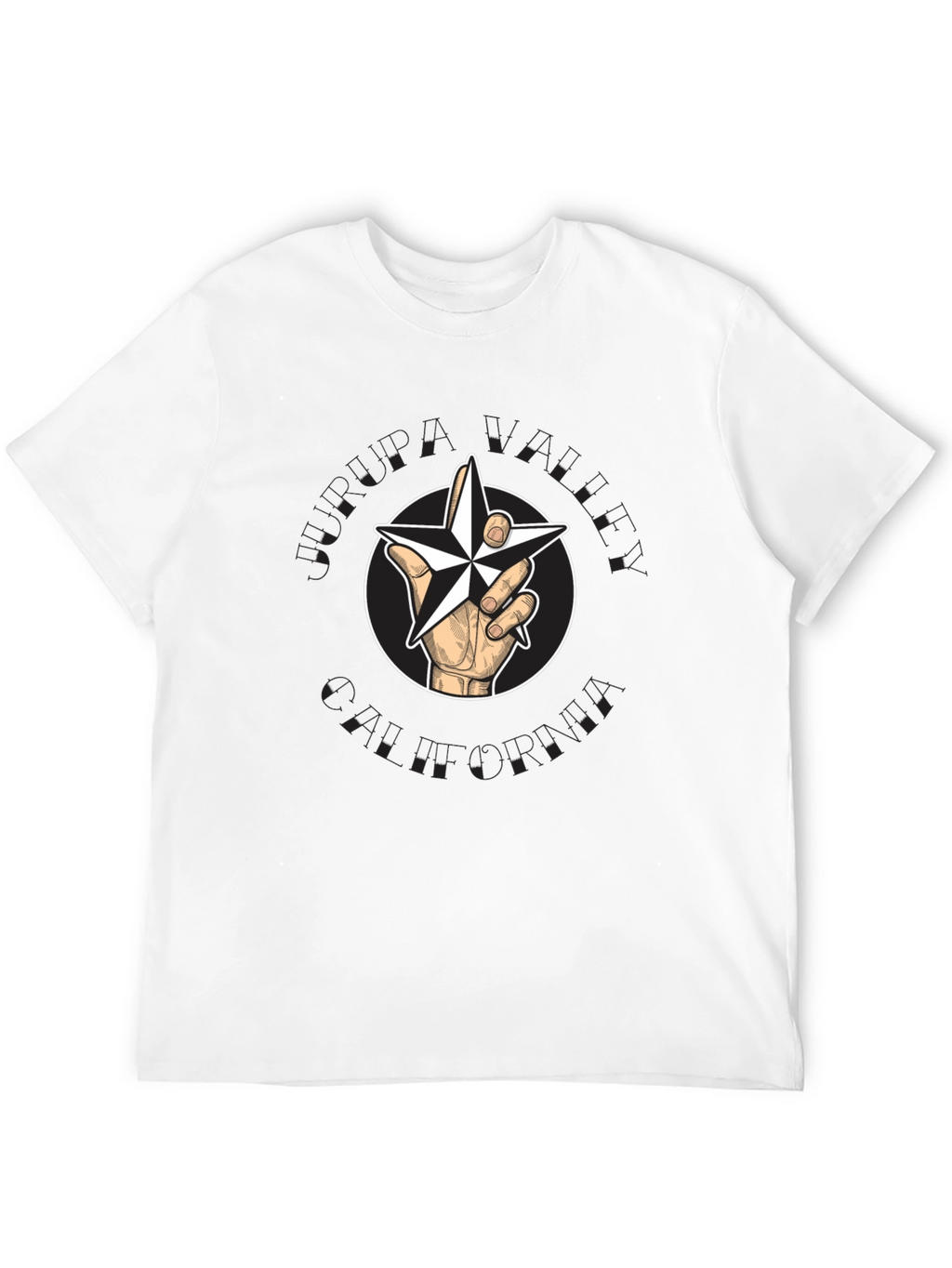 Star Hand Graphic Black T-Shirt