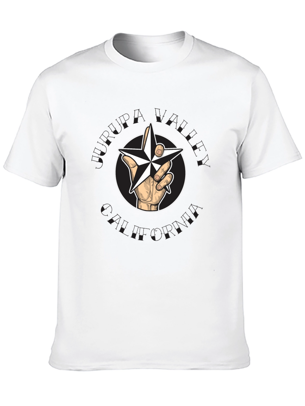 Star Hand Graphic Black T-Shirt