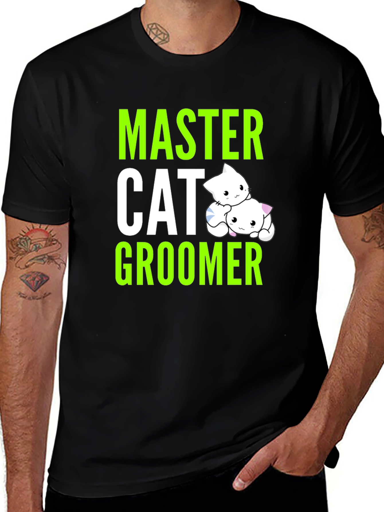 Master Cat Groomer Graphic Tee